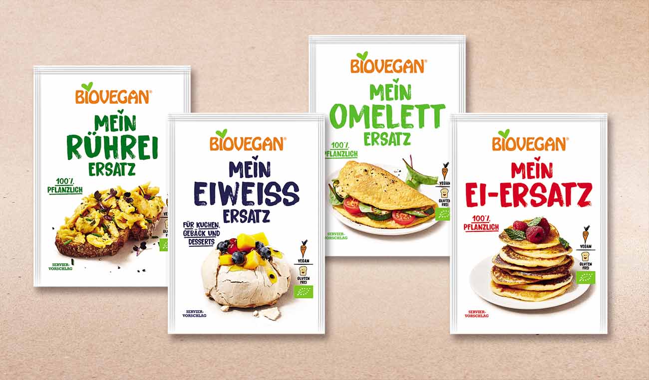 Food-Fotografie für die neuen Verpackungen der Brotbackmischungen von Biovegan