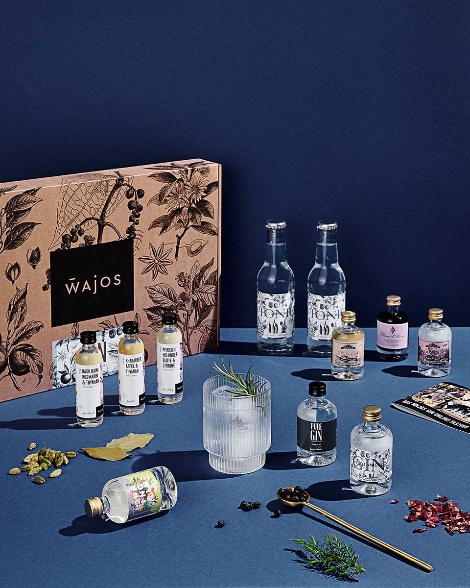 Produktfotografie Gin Tasting Set