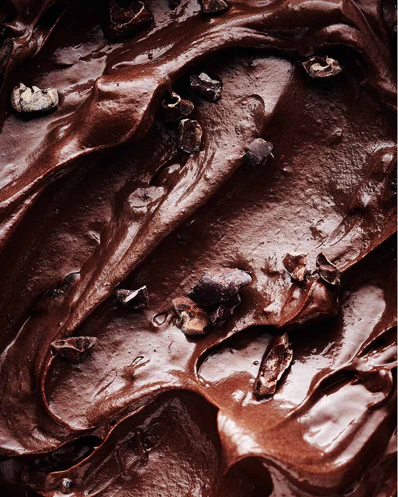Foodfotografie Schokoladen Eiscreme